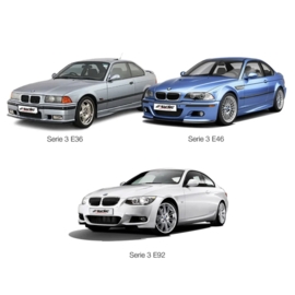 Simoni Racing Aluminium Spoorverbreder Set - 2x16mm(VA) - 2x18mm(AA) (Naaf 72,6mm) inclusief wielbouten - passend voor BMW diversen