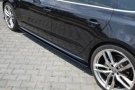 Maxton Design SIDESKIRTS DIFFUSERS AUDI S5 / A5 / A5 S-LINE 8T / 8T FL SPORTBACK Gloss Black