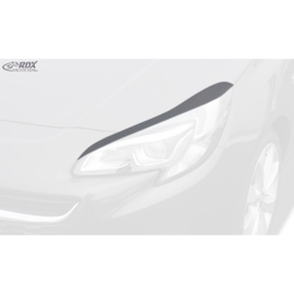 Koplampspoilers passend voor Opel Corsa E 2014- (ABS)