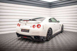 Maxton Design Achtersplitter + flappen voor Nissan GTR R35 Facelift