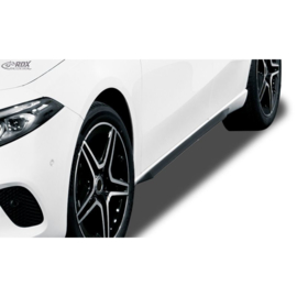 Sideskirts 'Slim' passend voor Mercedes A-Klasse W177 2018- (ABS zwart glanzend)