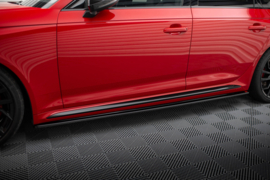Maxton Design SIDESKIRTS DIFFUSERS AUDI RS4 B9 Gloss Black