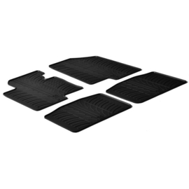 Rubbermatten passend voor Kia Optima 2012-2017 (T profiel 4-delig + montageclips)