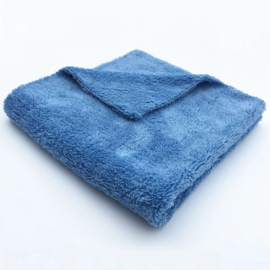 buffing blue towel