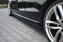 Maxton Design SIDESKIRTS DIFFUSERS AUDI S5 / A5 / A5 S-LINE 8T / 8T FL SPORTBACK Gloss Black