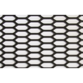 Kunststof Racegaas PP zwart - HEX 30x11mm - 150x30cm