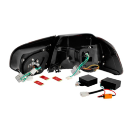 Set R-Look LED Achterlichten passend voor Volkswagen Golf VI 2008-2012 excl. Variant - Rood/Smoke