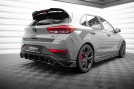 Maxton Design Achterzijde splitters V.4 + flappen Hyundai I30 N Hatchback Mk3 Facelift