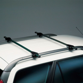 Universele Dakdragerset Twinny Load Logico Key 120cm Zwart Staal voor auto's met open reling