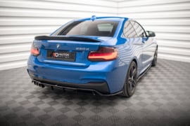 Maxton Design Achtersplitter (met verticale stangen) BMW 2 M-Pack F22