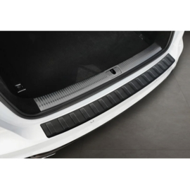 Avisa RVS Achterbumperprotector passend voor Audi A4 Avant S-Line 2015-2019 & Facelift 2019- - Matzwart