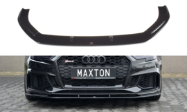 Maxton Design VOORSPLITTER V.1 AUDI RS3 8V FL SPORTBACK Gloss Black