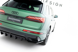 Maxton Design Achtersplitter (met verticale spijlen) Audi Q7 S-Line Mk2 Facelift