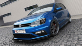 Maxton Design FRONT RACING SPLITTER (met vleugels) Volkswagen Polo GTI Mk5 Facelift