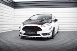 Maxton Design Frontsplitter V.6 + flappen Ford Fiesta ST Mk7 Facelift