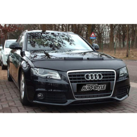 Motorkapsteenslaghoes passend voor Audi A4 B8 2008-2011 zwart