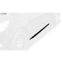 Sideskirts 'Slim' passend voor Ford C-Max/Grand C-Max -2015 & 2015- (ABS zwart glanzend)