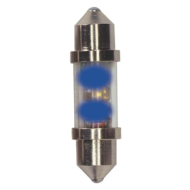 Festoon SuperBright LED Lamp 12V 10x36mm Blauw (Stable), per stuk