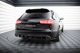 Maxton Design Achterspoiler Audi A6 Avant C7 (uitvoering met enkele uitlaten aan beide zijden)