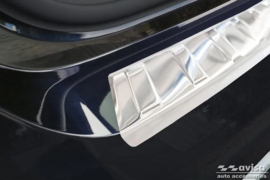 RVS Achterbumperprotector passend voor BMW iX3 (G08) 2020- 'Ribs'