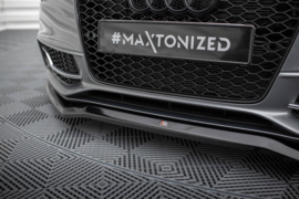 Maxton Design VOORSPLITTER V.4 AUDI S5 / A5 S-LINE COUPÉ / SPORTBACK 8T FACELIFT Gloss Black