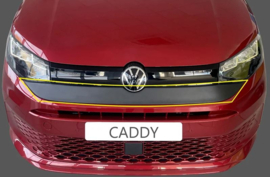 RGM Voorbumper/Grill cover passend voor Volkswagen Caddy V 2020- Mat Zwart