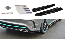 Maxton Design ACHTERZIJSPLITSER MERCEDES-BENZ CLA C117 AMG-LINE FACELIFT