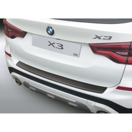 ABS Achterbumper beschermlijst passend voor BMW X3 (G01) 10/2017- Zwart