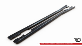 Maxton Design Zijskirts Diffusers Mercedes-Benz C Coupé / Sedan / Stationwagen AMG-Line C204 / W204 Facelift / S204 Facelift