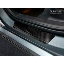 3D Zwart Carbon Instaplijsten passend voor Volvo S60 III & V60 II 2018- 4-delig