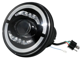 Set LED Koplampen - passend voor Hummer/Jeep/Land Rover/Mazda/Volkswagen diverse modellen - Zwart