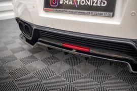 Maxton Design Achtersplitter (met verticale stangen) Nissan GTR R35 Facelift