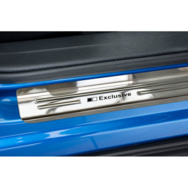 RVS Instaplijsten passend voor Mazda CX-3 2015-2018 & FL 2018- - 'Exclusive' - 4-delig