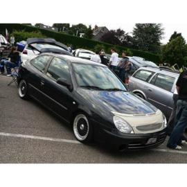 Motorkapsteenslaghoes passend voor Citroen Xsara II 2000-2004 zwart