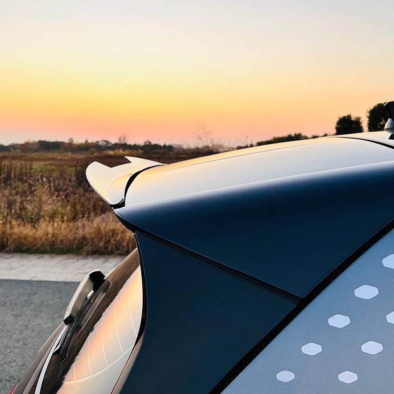 AutoStyle Dakspoiler (Spoiler Cap) passend voor Volkswagen ID.3 2020- (ABS Glanzend zwart)