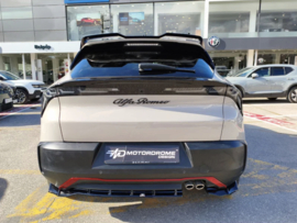 Motordrome Achterskirt passend voor Alfa Romeo Junior 2024- (ABS Glanzend Zwart)