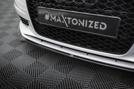 Maxton Design VOORSPLITTER V.2 AUDI A3 SEDAN 8V Gloss Black