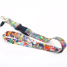 Graffiti Lanyard