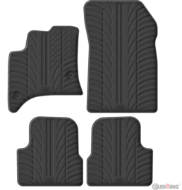 Gledring Rubbermatten passend voor Alfa Romeo Junior MHEV 2024- (T profiel 4-delig + montageclips)