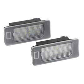 Set LED Nummerplaatverlichting passend voor Audi/Volkswagen/Skoda/Porsche diverse modellen