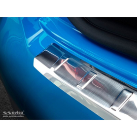 RVS Achterbumperprotector passend voor Audi A1 (GB) Sportback 2018- 'Ribs'