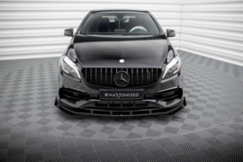 Maxton Design Street Pro Frontsplitter + Flaps Mercedes-Benz A AMG-Line W176 Facelift