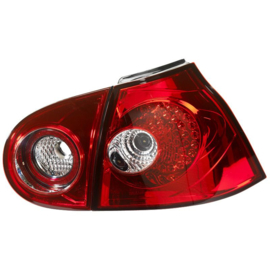 Set LED Achterlichten passend voor Volkswagen Golf V 2003-2008 excl. Variant - Rood/Helder