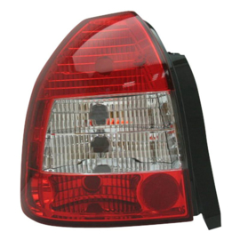 Achterlichten set passend voor Honda Civic HB 3-deurs 1996-2001 - Rood/Helder