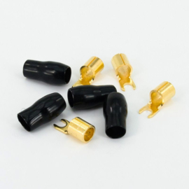 SSDN 25mm2 vork - zwart - 4 stuks - in blister