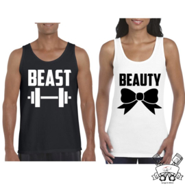 Tanktop Beaty & Beast (Black&White)