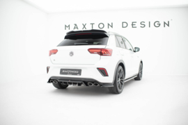 Maxton Design Centrale achtersplitter (met verticale stangen) Volkswagen T-Roc R Mk1