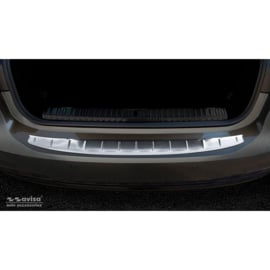 RVS Achterbumperprotector passend voor Audi A7 (C8) Sportback 2018- 'Ribs'