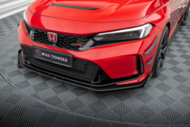 Maxton Design Street Pro Frontsplitter + kleppen Honda Civic Type-R Mk 11