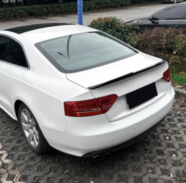 AutoStyle Achterspoiler passend voor Audi A5 (8T) Coupe/Cabrio 2007-2016 (ABS Glanzend zwart)